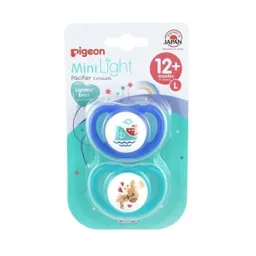 Pigeon Chupete Minilight 12 Meses + Azul