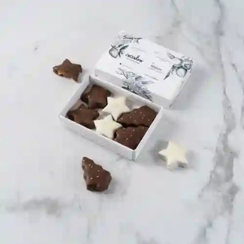 Caja Alfajor Navidad Nuez Almendra - 6u