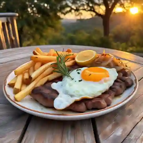 Bistec a Lo Pobre