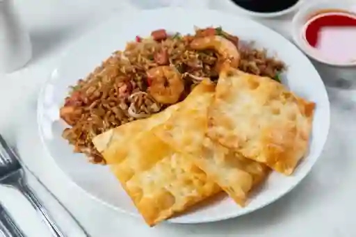 Arroz Chino Especial con Wanton