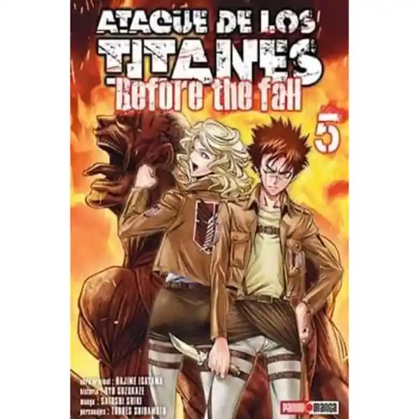 Manga Ataque de Los Titanes Before The Fall N. 5 - Panini