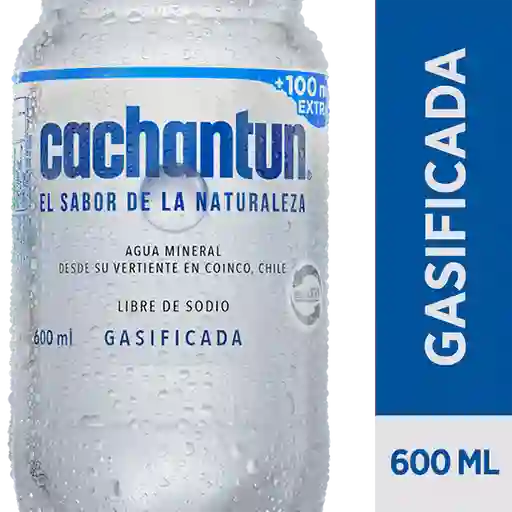 2 x Agua Mineral C/Gas Cachantun Pet 600 mL