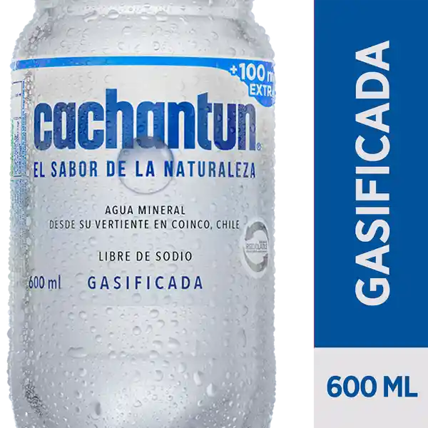 Cachantun Agua Con Gas 600 ml