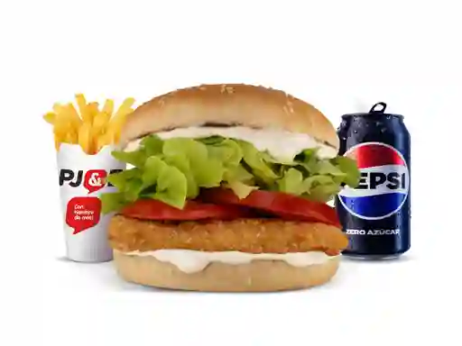 Combo Hamburguesa Grande Pollo Campestre