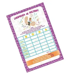 Juego Despedida Soltera Palabra