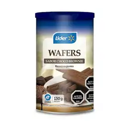 Galleta Waffer Brownie Sabor Chocolate Líder