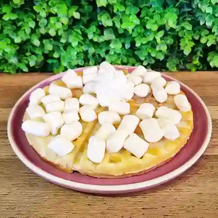 Waffle Leche Condensada Malvaviscos