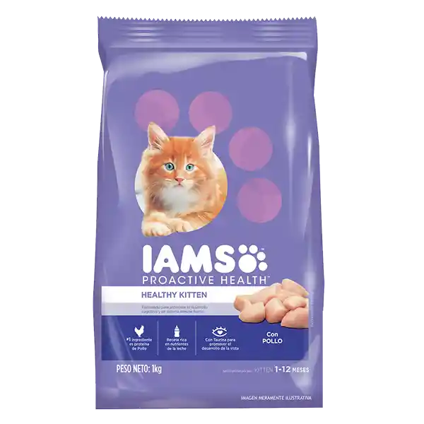 Iams Alimento Seco para Gatito Sabor a Pollo