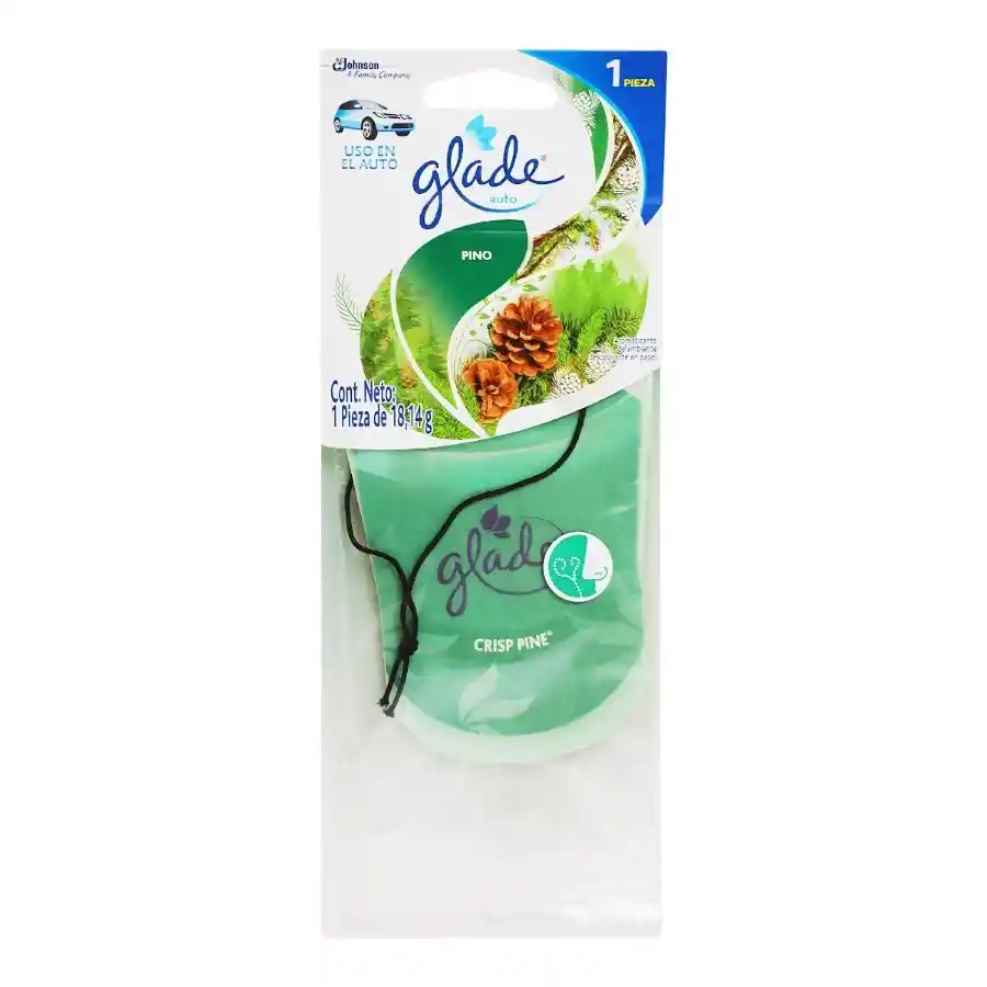 Glade Aromatizante de Auto Aroma Pino 