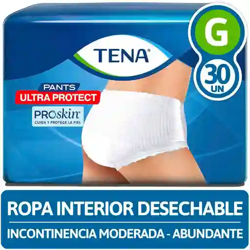Tena Ropa Interior Desechable Unisex Ultra Protect Talla G