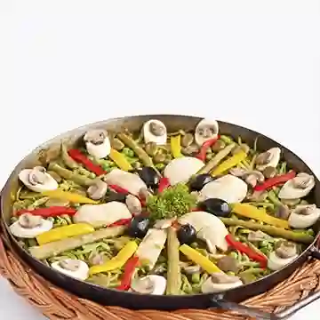 Paella vegana (precio por 2 porc)