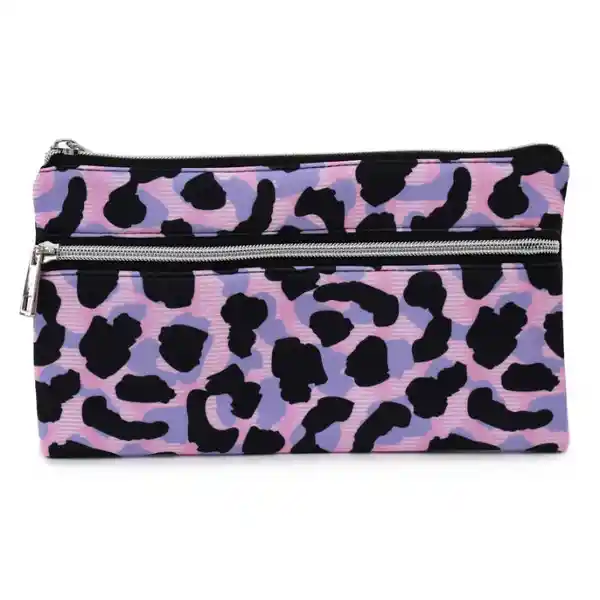 Estuche Leopardo Morado Pg