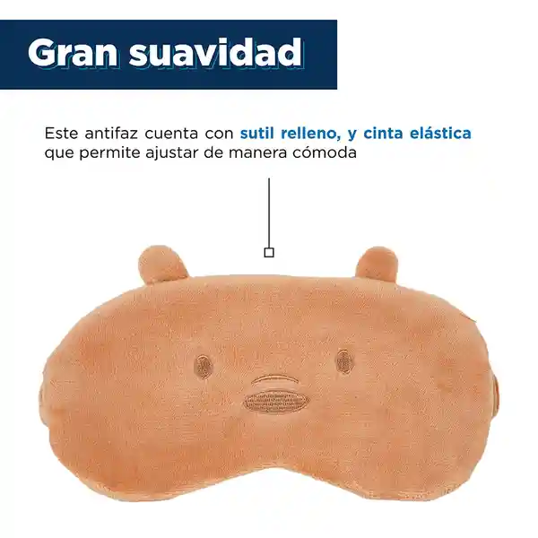 Antifaz P/ Dormir de Grizzly we Bare Bears 4.0 Wbb Miniso