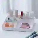 Miniso Organizador Para Cosméticos Con Compartimentos Blanco