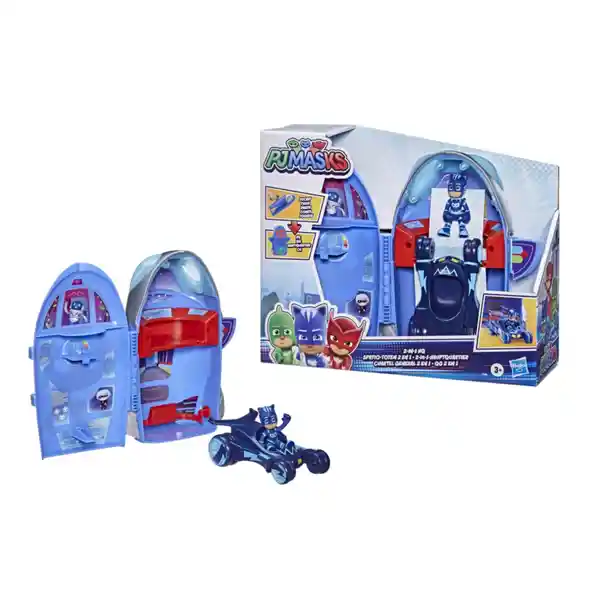 pj masks set cuArtel general 2 en 1 connor