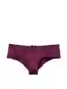 Victoria's Secret Panty Cheeky Burdeo Con Corazón Talla XS