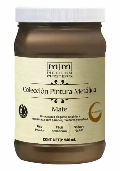 Modern Masters Pintura Base Agua Metálica Mate Bronce Oscuro