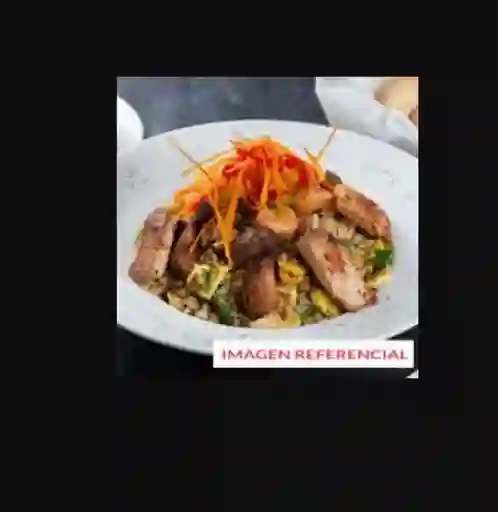 Arroz chaufa dos sabores