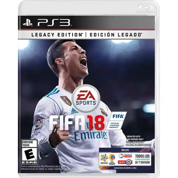 Juego Fifa 18 Ps3