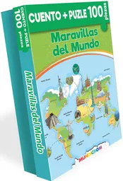 Cuento + Puzle Maravillas Del Mundo (100 Piezas)