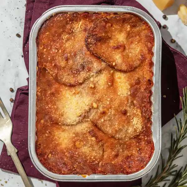 Lasaña Parmigiana De Berenjenas Familiar