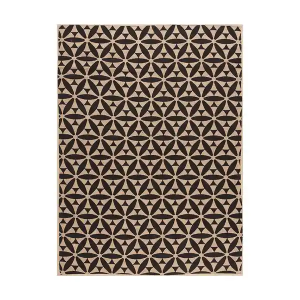 Alfombra Jute Print Black 060 x 090 13953