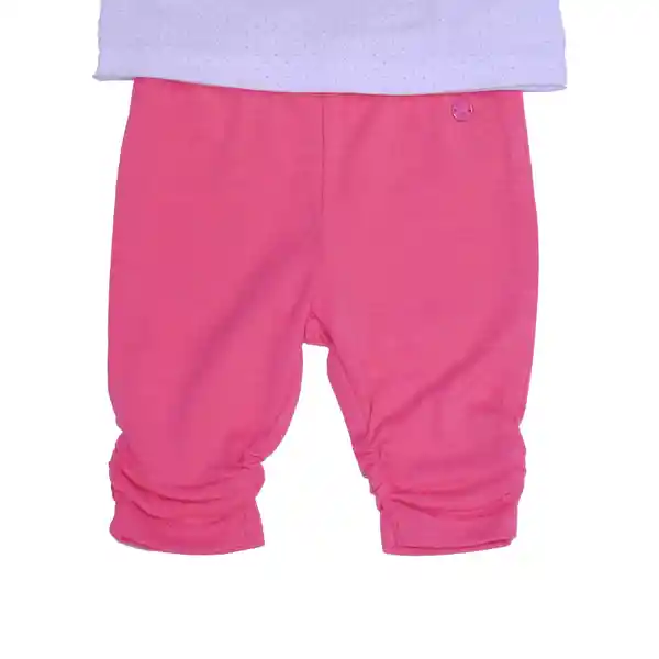 Conjunto Bebe Niña Blanco Pillin 12 M