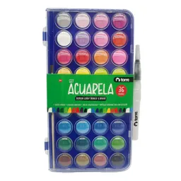 Acuarela 36 colores