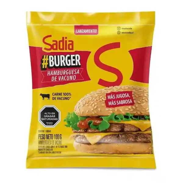 Sadia Hamburguesa Vacuno
