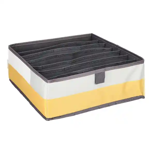 Organizador Brasier Poliéster 28 x 28 x 11 cm Casaideas