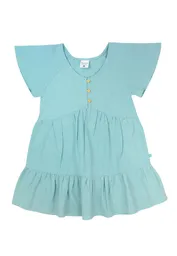 Vestido Lino Essence Kids Niña Menta Talla 02 - 317