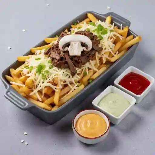 Papas Fritas con Champiñón