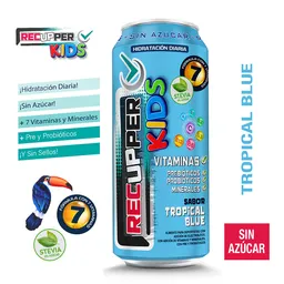 Recupper Bebida Kids Tropical Blue Sin Sellos