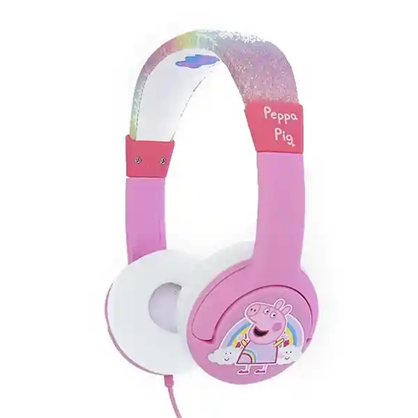 Otl Audífonos Over Ear Kids Peppa Glitter Rainbow PP0776