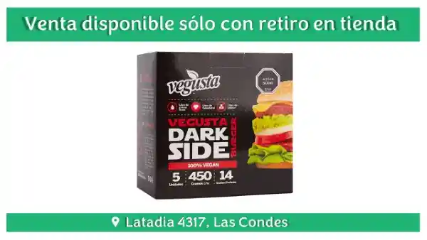 Vegusta Hamburguesa Dark Side