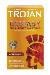 Ectasy Condón Látex Lubricante Ultrasuave