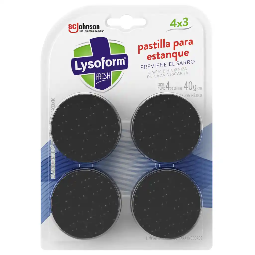 Lysoform Pastilla para Limpieza de Inodoros