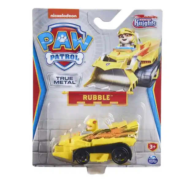 Vehículos Paw Patrol Rescue Knights True Metal Rubble