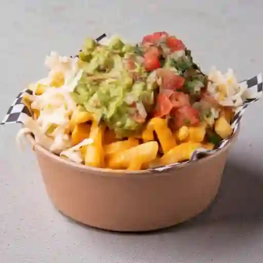 Papas Fritas con Guacamole