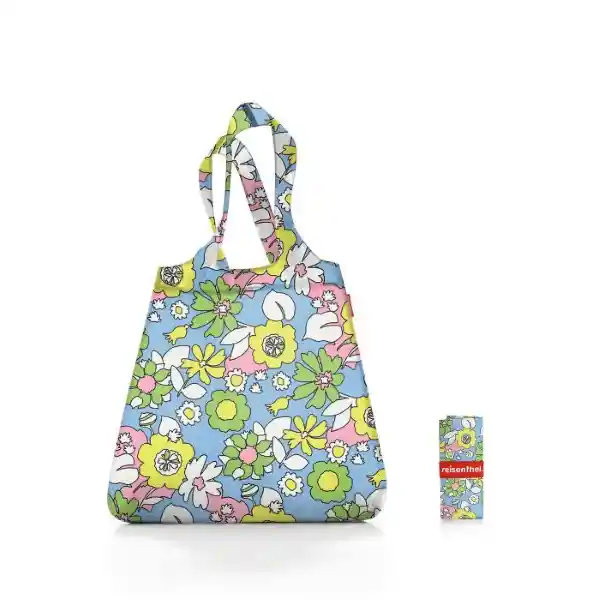 Bolsa de Compras Mini Maxi Shopper Florist Lagoon Reisenthel