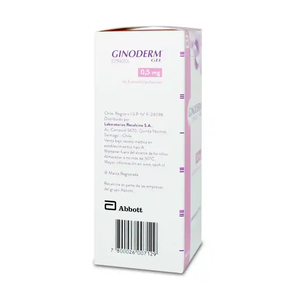 Ginoderm Estradiol 0.5 Mg Gel Tópico