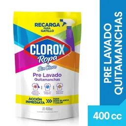 Clorox Ropa Pre Lavado Quitamanchas (TRIGGER) 500 ml