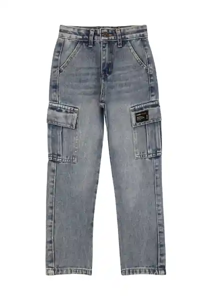 Jean Cargo Essence Kids Niño Azul Talla 04 - 248
