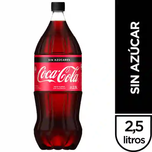 Coca-cola sin azúcar 2.5 l