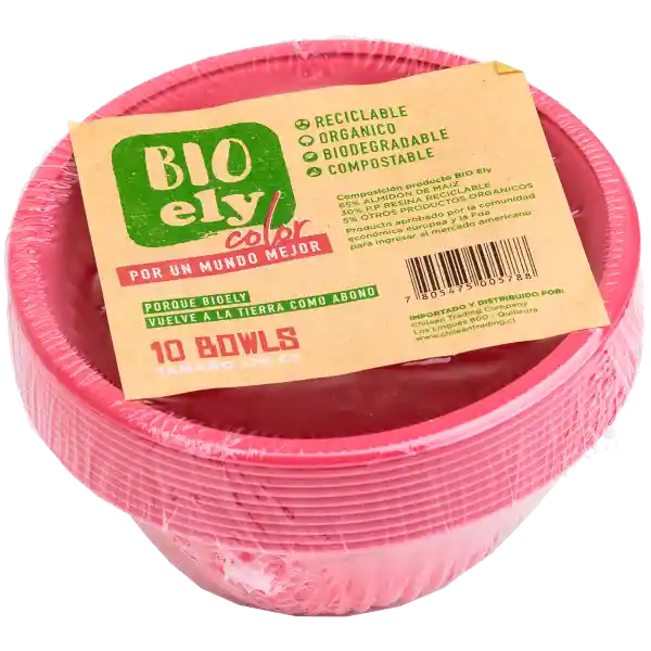 Bioely Bowl Rosado 270 Cc