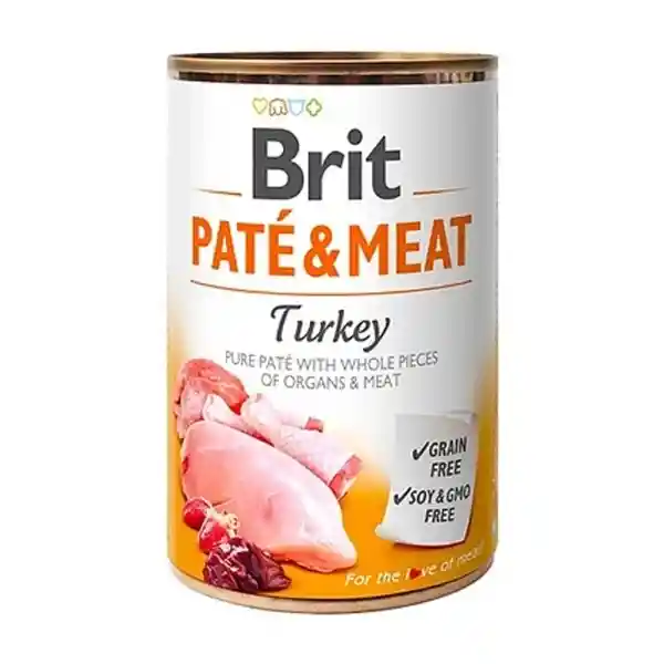 Brit Pate & Meat Perro Turkey 400 g