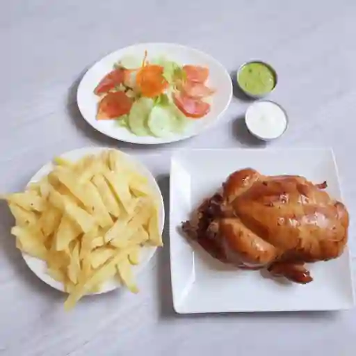 Pollo a la brasa clasico