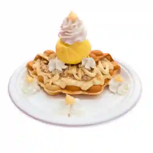 Waffle Pie de Limón