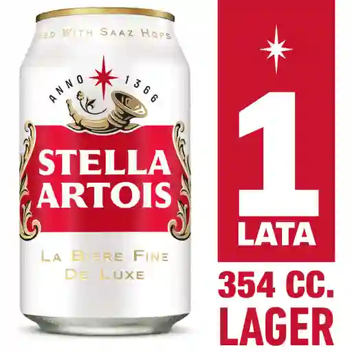 Stella Artois Cerveza 4.8° Lata