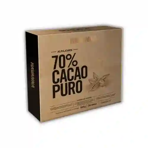 Alfajor 70 Cacao (9 Unidades)